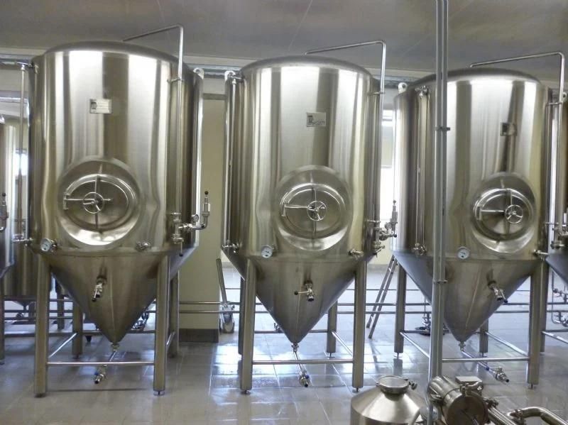 SUS304 Dimple Jacketed Beer Fermenter/Conical Fermentor/Fermentation Tanks