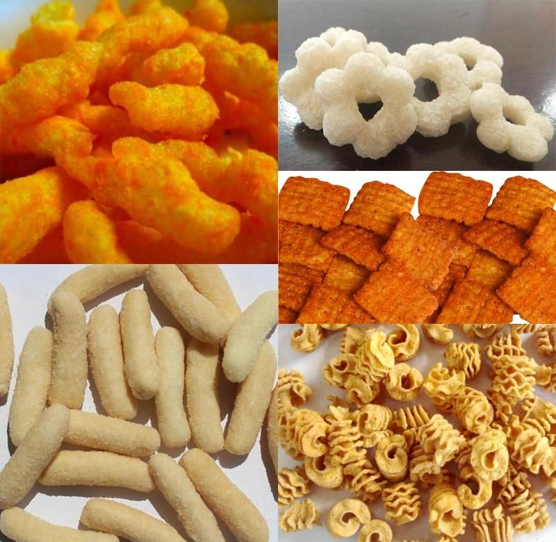 Puffed Corn Snacks Food Extruder Machine