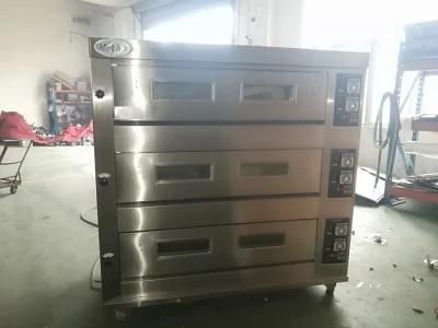 Bakery Equipment 3 Layers Gas Deck Oven Gas Baking Oven