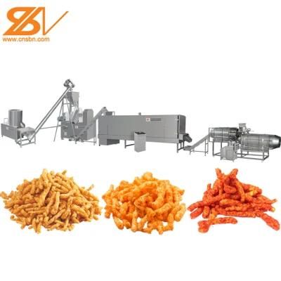 Automatic Fried Kurkure Cheetos Corn Curls Making Extruder Machine