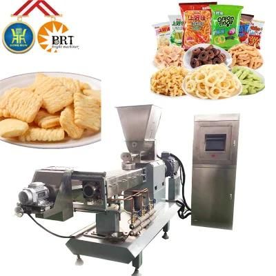 Corn Puffs Extruder Machine Puff Snack Line.