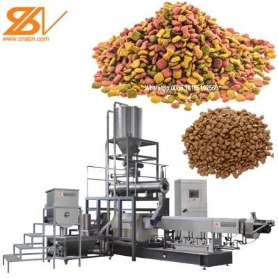 Automatic Dry Wet Animal Pet Dog Cat Food Pellet Process Line