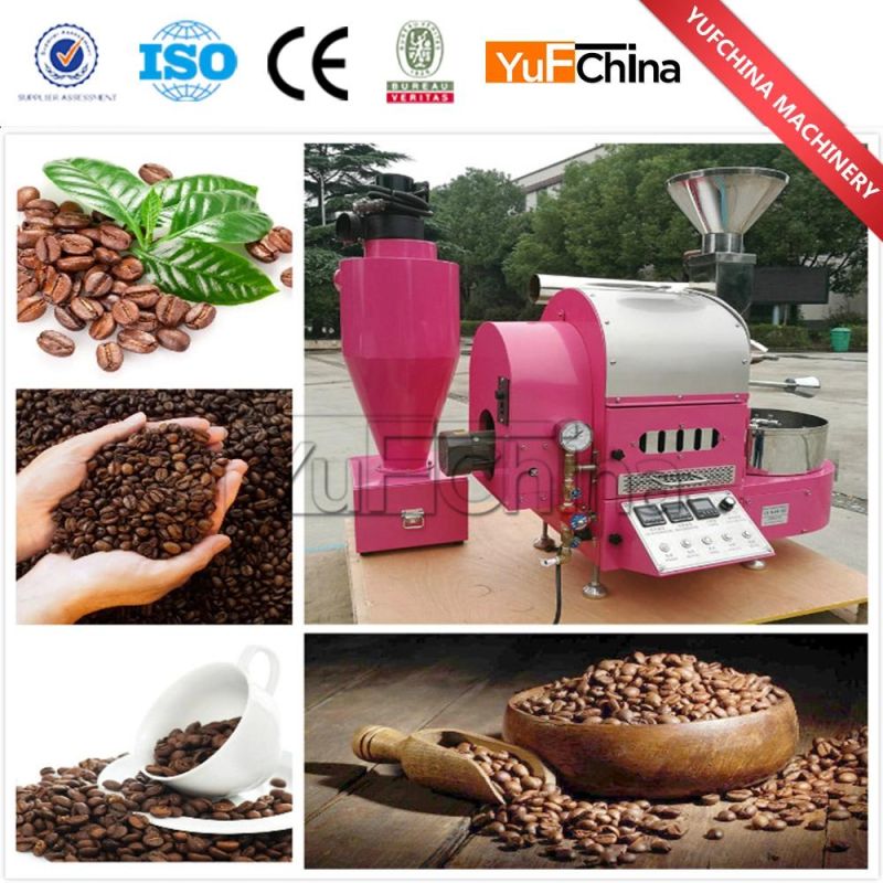 Good Quality Automatic 1kg Gas Heating Coffee Roaster for Sale