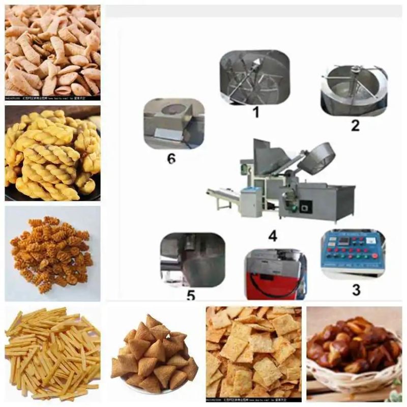 Low Price Automatic Pellets 2D Fried Snacks Food Equipment/3D Snack