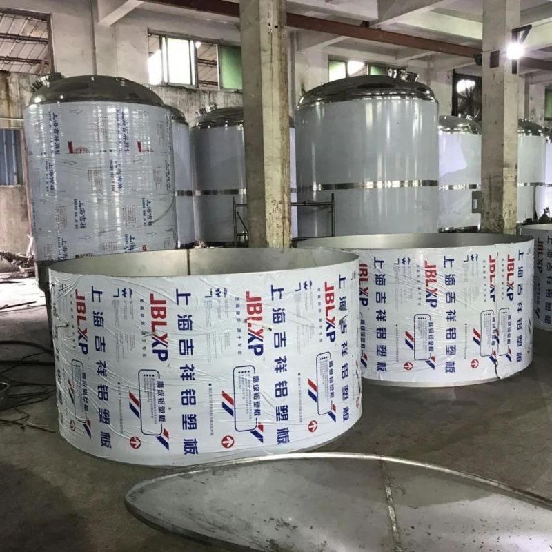 Heating and Mixing Tank Double Wall Tank Pressure Mixer