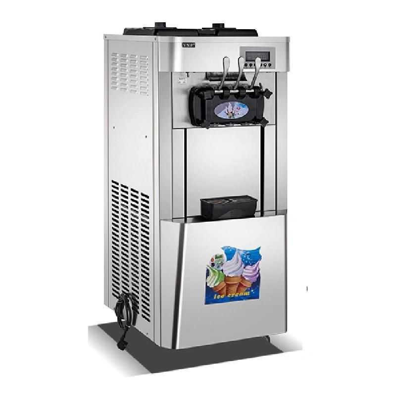 Commercial Stainless Steel Double Compressor Ice Cream Machine