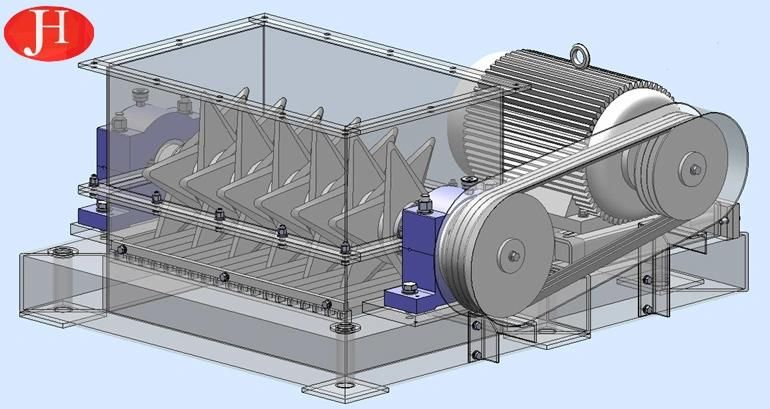 Large Capacity Starch Plant 37 Kw Crusher Cassava Potato Cutting Grinder Making Machine