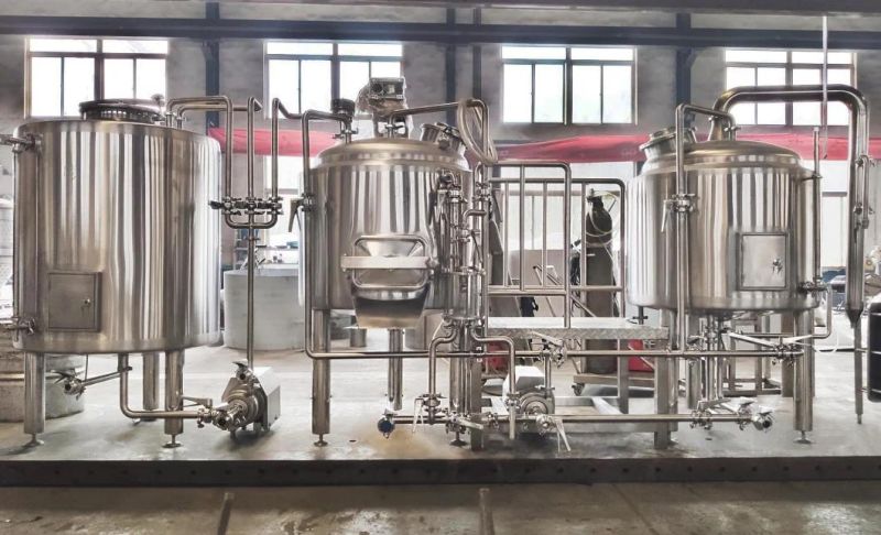 500L Brew House Unit Beer Making Machine SS304 Brew Kettle