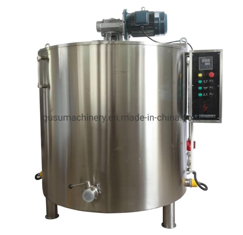 Thermostat Controlled Chocolate Mixing Insulated Tank Volume 2000L