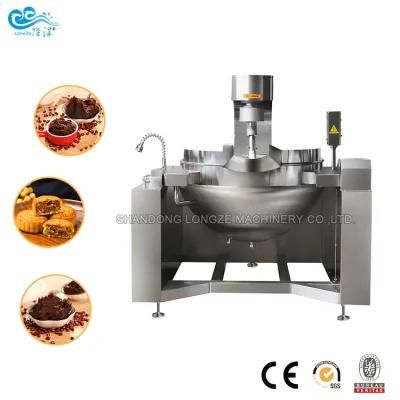 Large Capacity Industrial Automatic Bean Paste Thermal Oil Cooking Jacketed Kettle