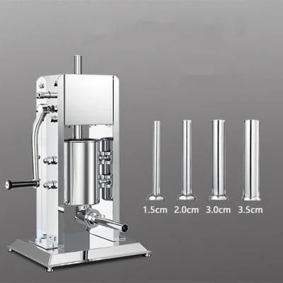 Low MOQ 3L, 5L, 7L, 10L, 15L Capacity Vertical Manual Sausage Filler with Linker