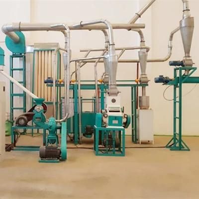 10ton Per Day Maize Flour Corn Mill Milling Production Line