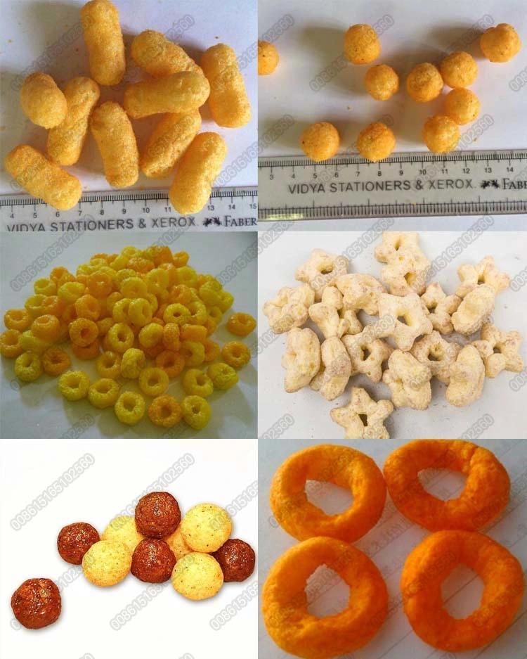 Extruded Corn Puffs Snacks Making Machinery