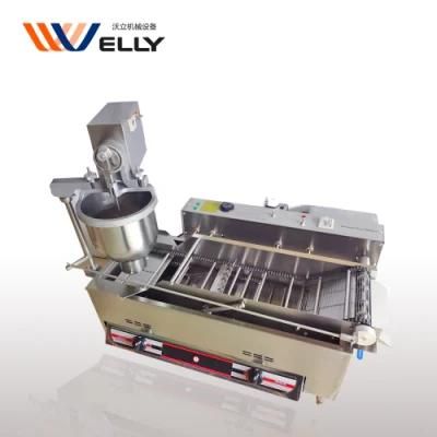 Automatic Operation Fry Doughnut Ring Machine Single Row 2 Rows 4 Rows