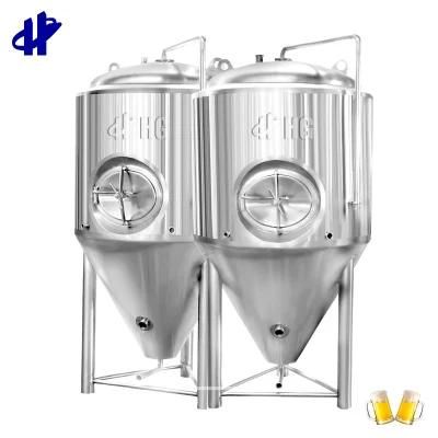1000L 1500L Customizable Beer Fermenting Equipment Stainless Steel Beer Tank Conical Beer ...