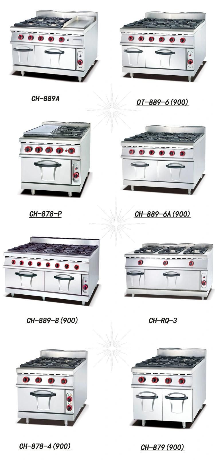 2-Tank 2-Basket Gas Temperature-Controlled Fryer