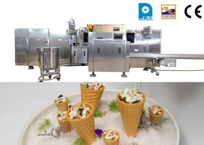 DIY Homemade Crispy Cone Chocolate Ice Cream Waffle Cone Making Machine