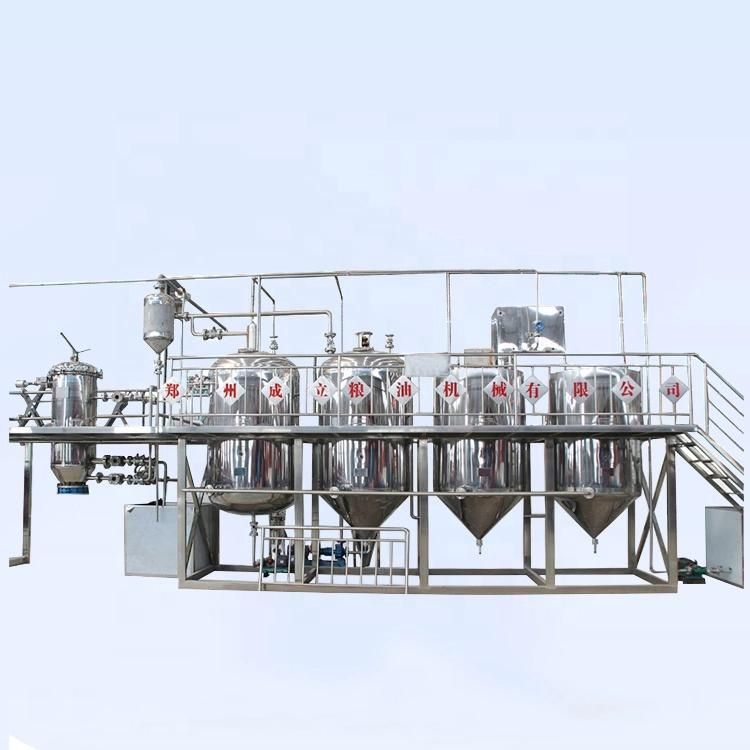 Soybean Oil Refining Machine Sunflower Oil Extraction Machine Oil Refinery Plants Crude