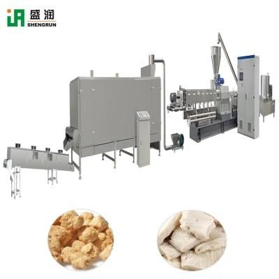 Soya Chunks Extruder Machines Texture Soy Protein Production Line Plant