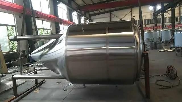 1000L 1500L Beer Fermentation Tank Conical Cooling Tank with Jacket