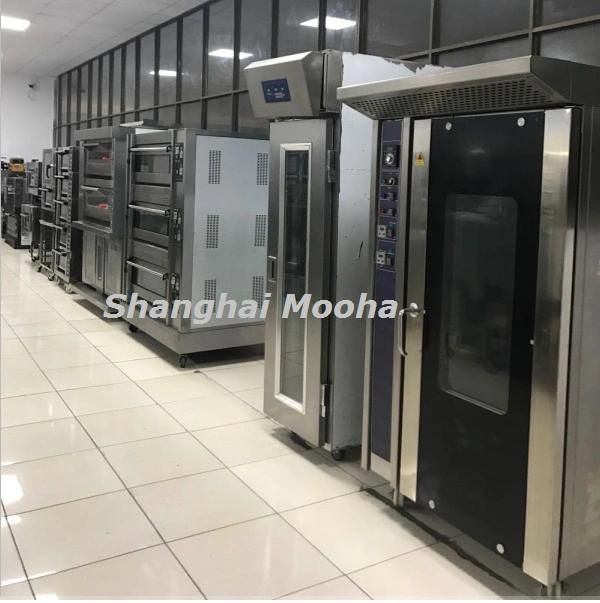 Commercial 12 Trays Gas Convection Oven Hot Air Circulation Bakery Machines Complete Bread Dough Moulder Baked Dough Baking Oven