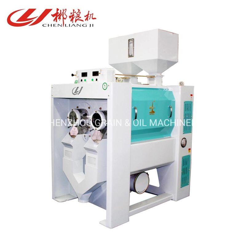 Double Emery Roller Rice Whitener Rice Mill Machine