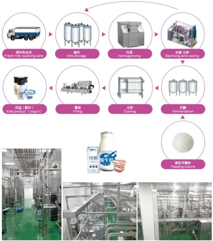 High Productivity Field Yogurt Pasteurization Making Machine Line