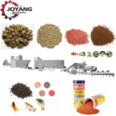 Granular Aquarium Fish Food Manufacturing Floating Fish Feed Processing Machinery