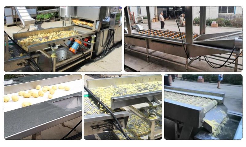 50kg/H Small Industrial Lays Potato Chips Making Machine for Sale