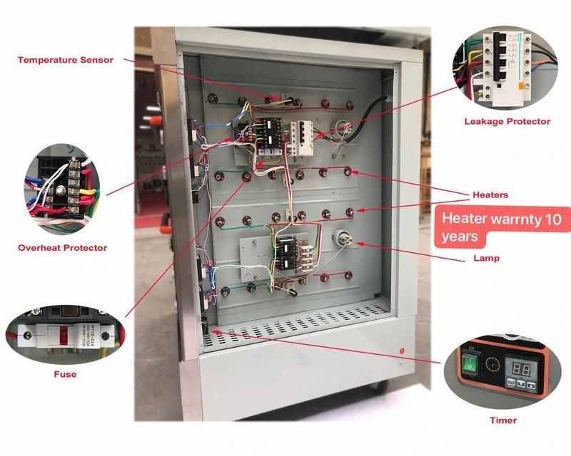 Bakery Machine 2 Deck 4 Trays Electric Pizza Oven