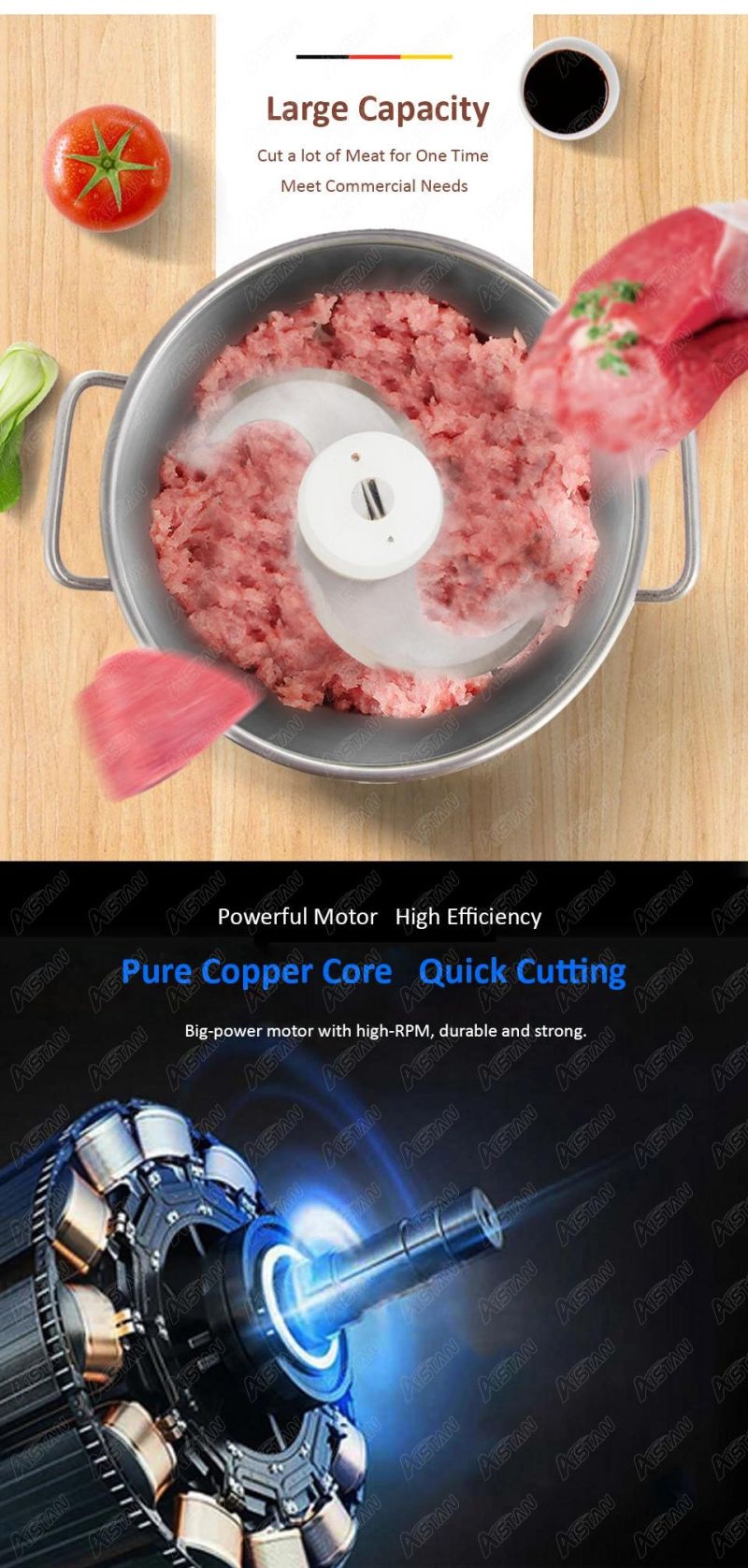 Hr6 Electric Vegetable Cutter Stainless Steel Food Cutter Machine Professional Vegetable Slicer Cutter Food Processor