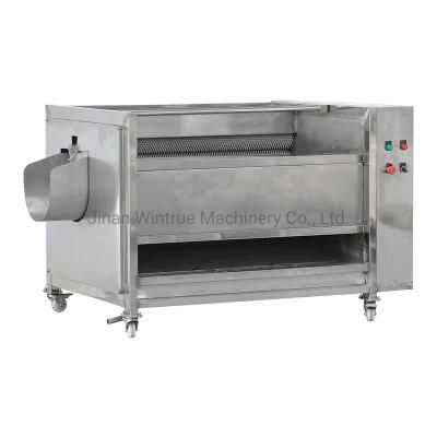 Brush Type Fruit and Vegetable Peeling Machine /Vegetable and Fruit Washing Machine /Fruit ...