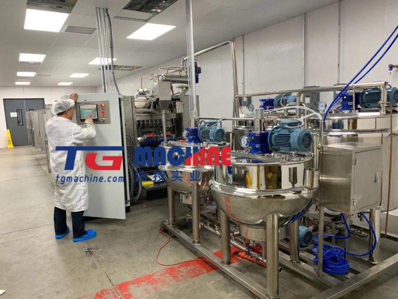 Fondant Production Line/Fondant Making Machine/Fondant Maschine/Jelly Depositing Production Line Gummy Bear Candy Making Machine