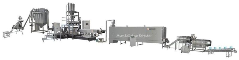 Twin Screw Pet Food Pellet Extruder Machine