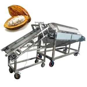 Fresh Cocoa Pod Skin Removing Machine Cocoa Bean Picker Fresh Cocoa Pod Hulling Machine