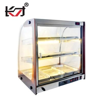 CH-3dh Restaurant Hot Air Hot Food Snack Square Warmer Display Showcase