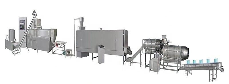 Puffed Corn Snack Food Extruder Machine Puffed Corn Snacks Making Equipment Expanded Puff Food Manufacture Line