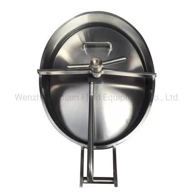 Stainless Steel Elliptical Sanitary Tank Ss Manhole Cover