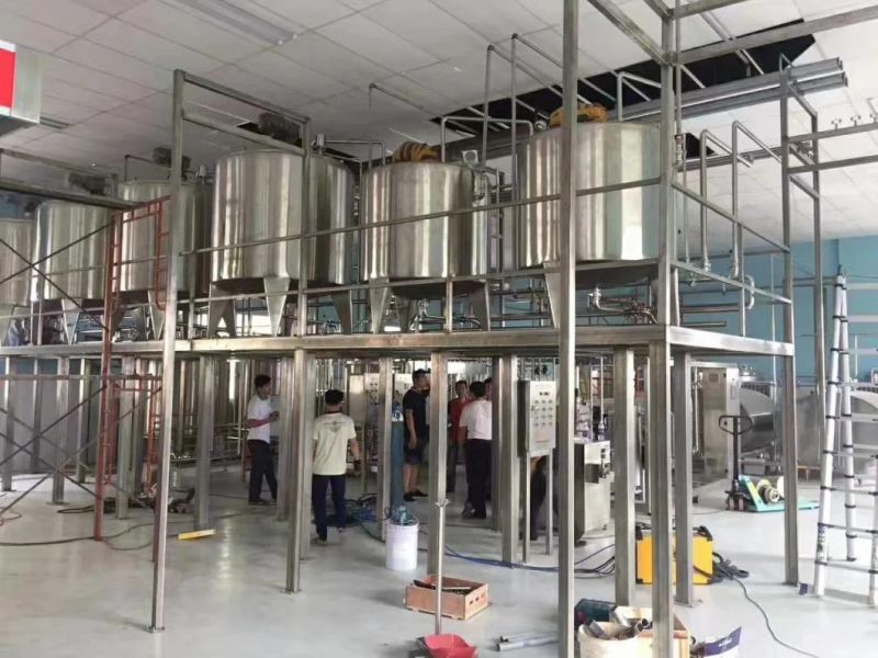 Uht Milk Processing Plant Milk Making Machine