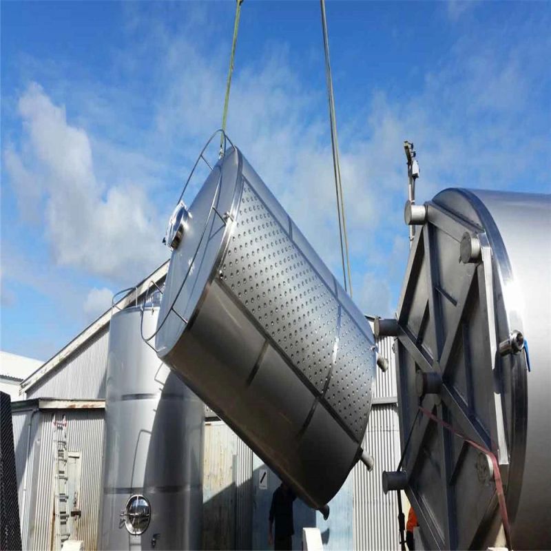 1000L 5000L 10000L Grape Fruit Red Wine Fermentation Tank