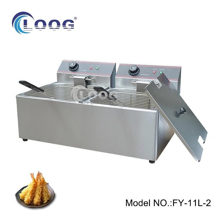 Best Electric Oil Deep Churros Frying Machine with Baskets Commercial Snack Machinery Donut Chicken Restaurant Fryer Factory Price