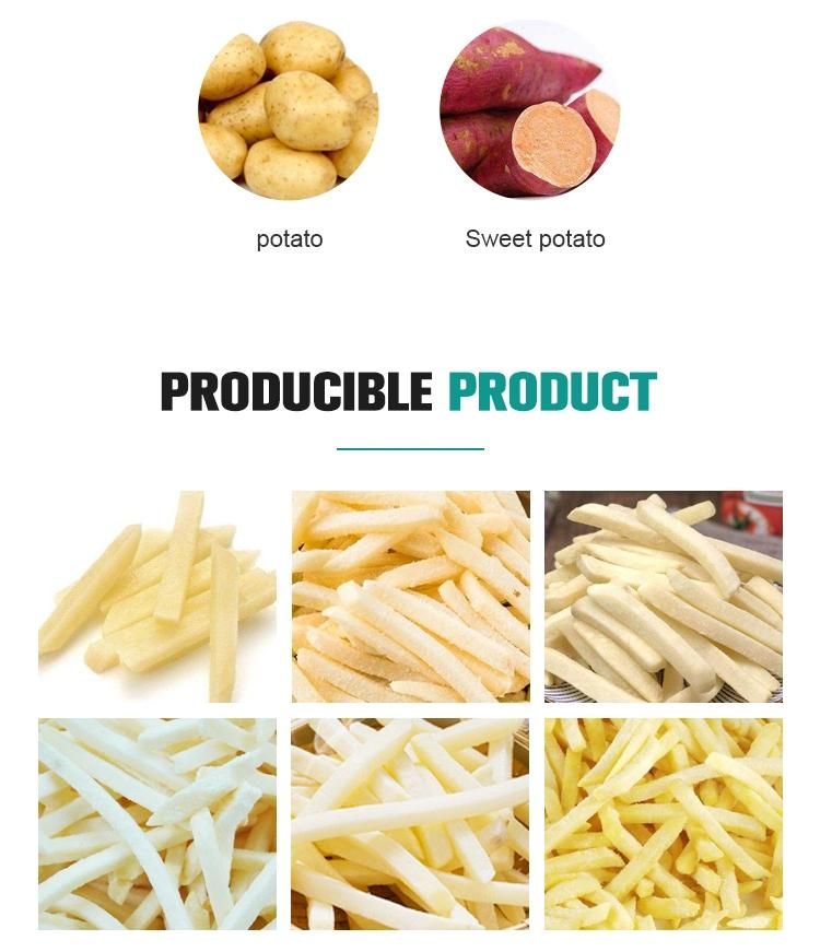 High Quality Full Automatic Frozen French Fries Production Line