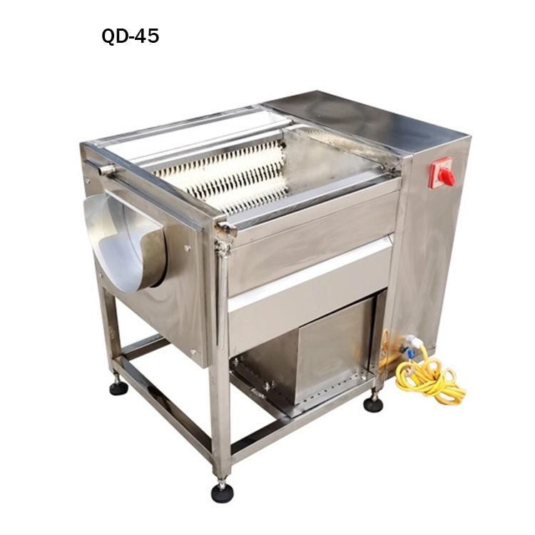 Automatic Roller Brush Root Vegetable Taro Carrot Ginger Peeler Potato Washing Peeling Machine