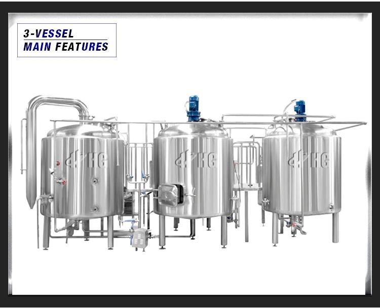 500L Beer Craft Brewing Equipment Beer Brewery Equipment System Brewhouse