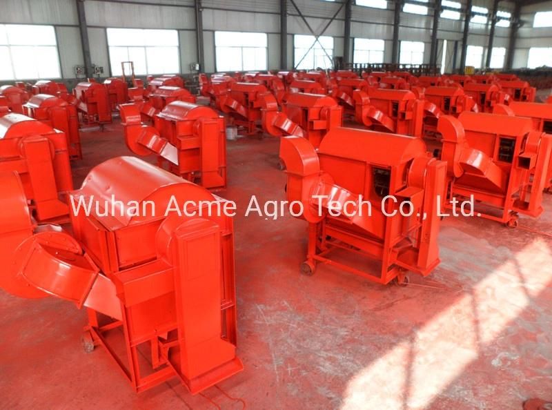 Rice Wheat Corn Maize Grain Peeling Thresher Threshing Machine