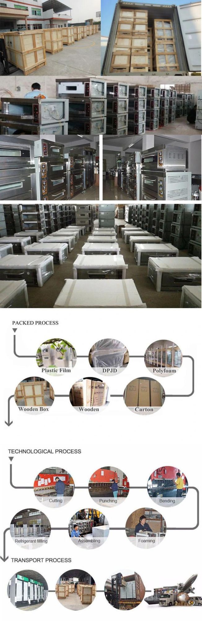 Commercial One Layer Three Trays Stainless Steel Bread Electric Bakery Oven
