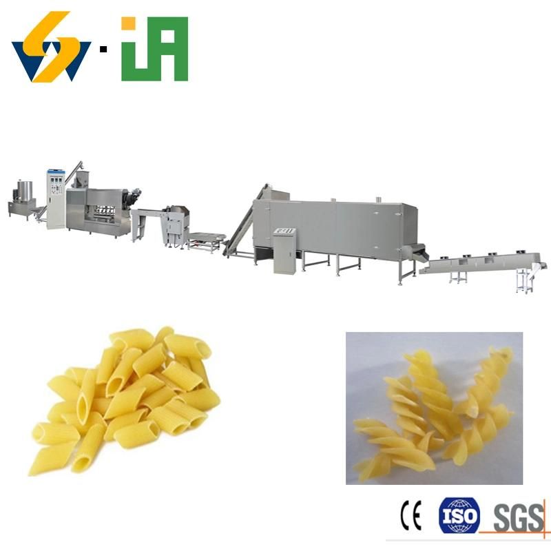 Full Automatic Industrial Pasta Extruder Machine Plant Macaroni Equipment