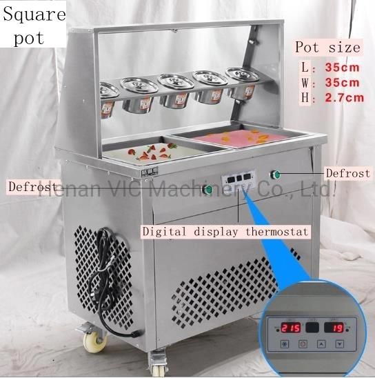 Stainless steel frozen yogurt machine