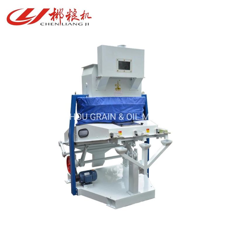 Clj Made Paddy Rice Processing Equipment Tqsx125A Suction Type Rice Destoner Machine