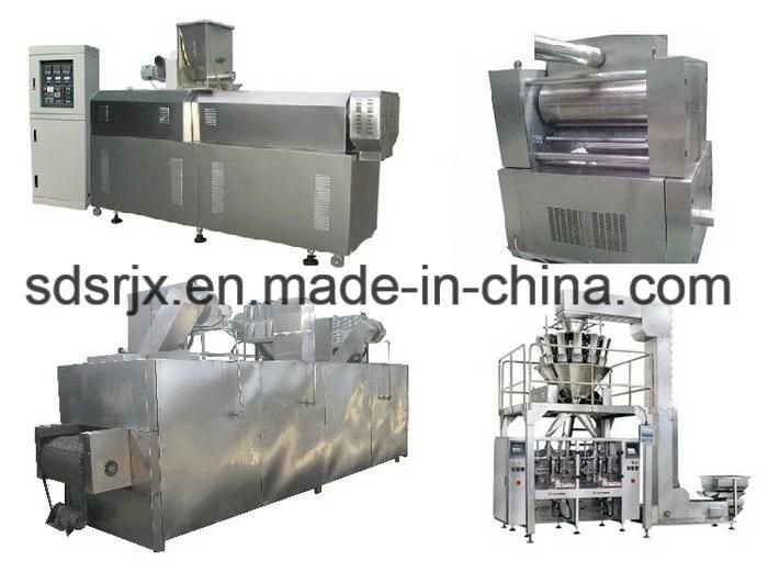 Breakfast Cereals Corn Flakes Crunchy Extrusion Production Line Machine